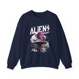 Aliens Exist UFO Graphic Unisex Heavy Blend Crewneck Sweatshirt Sci Fi Streetwear Alien Space Pullover