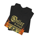 Dollar The Strength Burning Money Legacy Unisex Jersey Short Sleeve Tee Gothic Flames Graphic Bold Motivational Streetwear Statement T Shirt