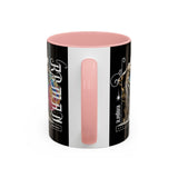 Sculptural Future Statue Art Accent Coffee Mug 11oz 15oz Greek Goddess Cosmic Abstract Splash Bold Artistic Streetwear Ceramic Cup