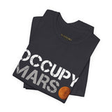 Mars Exploration Unisex Heavy Cotton Tee Bold Space Graphic Shirt Futuristic Sci Fi Adventure Design Inspiring Gift for Space Lovers and Dreamers