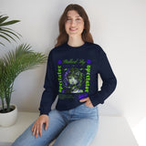 Stalked By Spectator Cyberpunk Anime Glitch Unisex Heavy Blend Crewneck Sweatshirt Japanese Streetwear Pullover