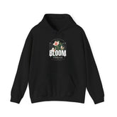Bloom Stronger Floral Graphic Hoodie Comfortable Unisex Sweatshirt Motivational Streetwear Inspirational Empowerment Design for Self Growth Resilience Perfect Gift for Friends Birthdays Cozy Days Casual Wear