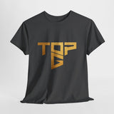 Top G Andrew Tate Graphic T Shirt Black Unisex Streetwear Motivational Hustle Tee Gold Typography Design