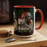 Wicked Supreme Accent Coffee Mug 11oz 15oz Statue Art Graphic Cup Supreme Inspired Streetwear Bust Design Bold Daily Motivation Ceramic Gift Drinkware