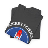 Rocket Science Rocks Unisex Heavy Cotton Tee Space Exploration T Shirt Astronomy STEM Education Science Lover Gift Astronaut Geek Nerd Graphic Top