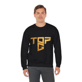 TopG Graphic Unisex Heavy Blend Crewneck Sweatshirt Motivational Hustler Streetwear Fitness Entrepreneur Alpha Mindset Pullover