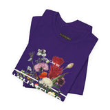 You Can Be Whatever Unisex Jersey Short Sleeve Tee Comfortable Motivational Graphic T-Shirt Bold Floral Empowerment Streetwear Positive Vibes Everyday Wear Perfect Gift for Friends Dreamers and Free...