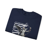Inspire Strength Ignite Courage Unisex Crewneck Sweatshirt Premium Motivational Streetwear Bold Statue Graphic