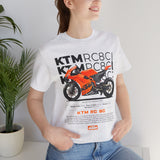 KTM RC 8C Track Inspired Unisex Heavy Cotton Tee Racing Superbike Graphic Streetwear Motorsport Fan T Shirt