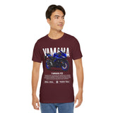 R3 Inspired Sport Motorcycle Art Unisex Heavy Cotton Tee Dynamic Streetwear Graphic for Riders and Moto Enthusiasts