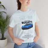 Blue Hypercar Artwork Unisex Heavy Cotton Tee High Speed Performance Inspired Streetwear Graphic Shirt For Car Enthusiasts And Automotive Art Collectors