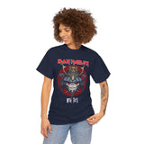 Strategic Warrior Unisex Heavy Cotton Tee Bold Samurai Graphic Streetwear for Fearless Minds, Fighters, and Visionary Souls