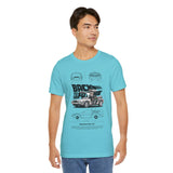 Futuristic Retro Sci Fi Time Travel Car Blueprint Art Unisex Heavy Cotton Tee Premium Streetwear For Vintage Car Lovers Collectors And Enthusiasts