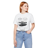 Legendary Retro Muscle Coupe Blueprint Unisex Heavy Cotton Tee Powerful Vintage Streetwear Art Shirt for Car Lovers & Collectors