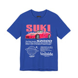 Pink Custom Roadster Blueprint Art Unisex Heavy Cotton Tee Retro Tuner Inspired Streetwear Graphic Shirt for Car Lovers and Daily Casual Wear