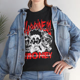 Happiness Is Not About Money Graphic Unisex Heavy Cotton Tee Bold Streetwear Motivational Quote T Shirt