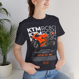 KTM RC 8C Track Inspired Unisex Heavy Cotton Tee Racing Superbike Graphic Streetwear Motorsport Fan T Shirt