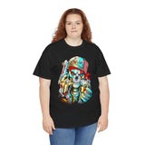 Skeleton Hustler Unisex Heavy Cotton Tee Bold Streetwear Graphic T-Shirt For Hustlers, Dreamers, And Fearless Go-Getters