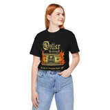 Dollar The Strength Burning Money Legacy Unisex Jersey Short Sleeve Tee Gothic Flames Graphic Bold Motivational Streetwear Statement T Shirt