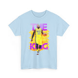 The Court Monarch Unisex Heavy Cotton Tee Basketball Power Graphic Shirt Streetwear for Athletes Hustlers and Motivational Sports Lovers