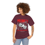 Money Motivation Hustler Mindset Graphic Print Unisex Heavy Cotton Tee Streetwear Power T Shirt