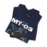 MT03 Inspired Lightweight Street Motorcycle Art Unisex Heavy Cotton Tee Bold Rider Graphic Streetwear Apparel