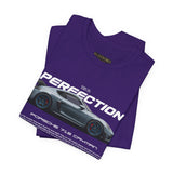 Porsche 718 Cayman GT4 RS Inspired Illustrated Track Focused Sports Car Graphic T Shirt Precision Motorsport Performance Streetwear Racing Culture Gift For Car Enthusiasts