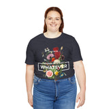 You Can Be Whatever Unisex Jersey Short Sleeve Tee Comfortable Motivational Graphic T-Shirt Bold Floral Empowerment Streetwear Positive Vibes Everyday Wear Perfect Gift for Friends Dreamers and Free Spirits