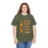 Unisex Ho’oponopono Sunflower T Shirt Healing Affirmation Tee Spiritual Gratitude Mindfulness Inspired Positive Energy Heavy Cotton Graphic Top
