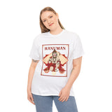 Lord Hanuman Graphic T Shirt Bajrangbali Ram Bhakt Devotional Hindu Spiritual Festival Wear Unisex Cotton Tee Hanuman Jayanti Temple Outfit Indian Cultural Streetwear Gift