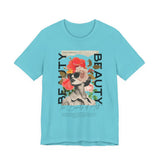 Beauty of Art Floral Collage Unisex Jersey Short Sleeve Tee Vintage Aesthetic Graphic Fashion Artistic Statement Streetwear T Shirt