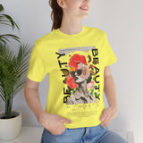 Beauty of Art Floral Collage Unisex Jersey Short Sleeve Tee Vintage Aesthetic Graphic Fashion Artistic Statement Streetwear T Shirt