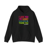 Ho’oponopono Hoodie Heavy Blend Pullover Unisex Sweatshirt Healing Affirmation Spiritual Gratitude Mindfulness Positive Energy Streetwear