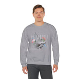 Peaceful Dove Floral Crewneck Sweatshirt Comfortable Unisex Pullover Motivational Streetwear Bold Graphic Design Symbol of Peace Perfect Gift for Friends Birthdays Cozy Days Casual Wear