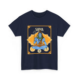Lord Shiva Mahadev Devotional Unisex T Shirt Hindu Spiritual Graphic Cotton Tee Trishul Rudraksha Mahakal Temple Festival Wear Meditation Yoga Gift India