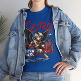Betrayed Angel Destroy Graphic Unisex Heavy Cotton T Shirt Edgy Gothic Streetwear Bold Motivational Urban Fashion Outfit