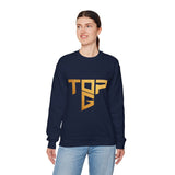 TopG Graphic Unisex Heavy Blend Crewneck Sweatshirt Motivational Hustler Streetwear Fitness Entrepreneur Alpha Mindset Pullover