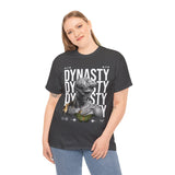 Dynasty Statue Graphic Unisex Heavy Cotton Tee Greek Sculpture Butterfly Streetwear Art Inspired T Shirt