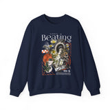My Heart Is Beating Floral Anatomy Collage Unisex Heavy Blend Crewneck Sweatshirt Vintage Abstract Graphic Bold Artistic Streetwear Pullover