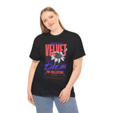 Velvet Dream The Collective Unisex Heavy Cotton Tee Comfortable Motivational Streetwear Bold Typography Graphic T Shirt Perfect Gift for Dreamers Trendsetters Creative Souls Everyday Casual Wear