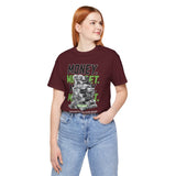 Money Mindset Unisex Jersey Short Sleeve Tee Graphic Black T Shirt Hustle Grind Wealth Entrepreneur Motivational Streetwear Bold Artistic Fashion Outfit