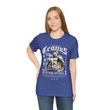 Cronus The Dark Sovereign Unisex Jersey Short Sleeve Tee Greek Mythology Statue Graphic Streetwear Gothic Bold Artistic Fashion T Shirt