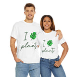 I Love Plants Unisex Heavy Cotton Tee Eco Friendly Botanical Leaf Nature Lover Green Gardening T Shirt Sustainable Plant Parent Gift For Gardeners
