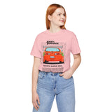 Legendary Orange Street Machine Rear View Unisex Heavy Cotton Tee Powerful JDM Inspired Car Art Graphic Shirt for Collectors and Gearheads
