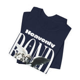 Heavenly Bond Unisex Jersey Short Sleeve Tee Graphic Black T Shirt Angel And Lion Statue Artistic Spiritual Streetwear Bold Futuristic Fashion Outfit