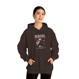 Heavens Hallucinations Hoodie Comfortable Unisex Heavy Blend Sweatshirt Artistic Streetwear Bold Floral Graphic Design for Self Expression Perfect Gift for Friends Birthdays Cozy Days