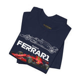 Performance Race Car Blueprint Unisex Heavy Cotton Tee Retro Motorsports Speed Machine Graphic Streetwear Premium Racing Art Shirt for Everyday Style and Enthusiast Gifts