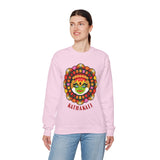 Kathakali Crewneck Unisex Sweatshirt Heavy Blend Pullover Kerala Traditional Dance Art Graphic Indian Culture Onam Festival Malayalam Heritage Design