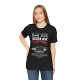 Japanese Hybrid Supercar Inspired Graphic T Shirt Modern NSX Style Performance Car Art Automotive Streetwear Unisex Tee High Speed Racing Lifestyle Shirt for Car Enthusiasts