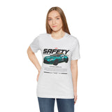Formula One Safety Car Inspired Motorsport Graphic Unisex Tee High Performance Racing Streetwear Track Day Apparel Pace Car Design For Racing Fans Speed Culture Enthusiasts